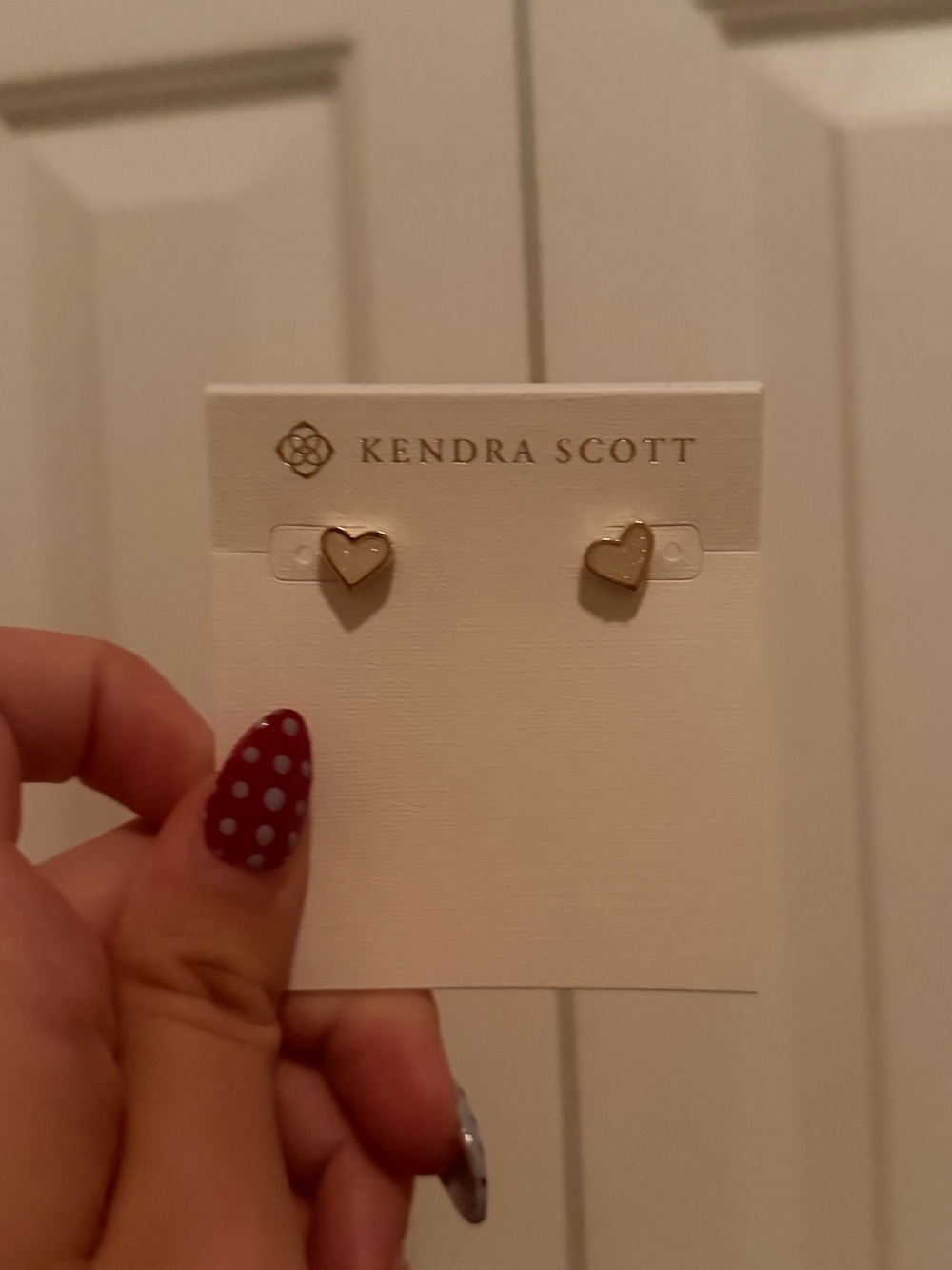 Kendra Scott Gold Heart Stud Earrings
